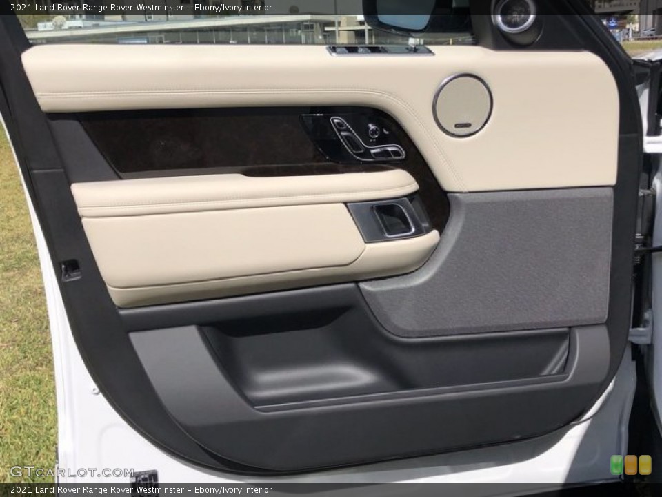 Ebony/Ivory Interior Door Panel for the 2021 Land Rover Range Rover Westminster #140190912