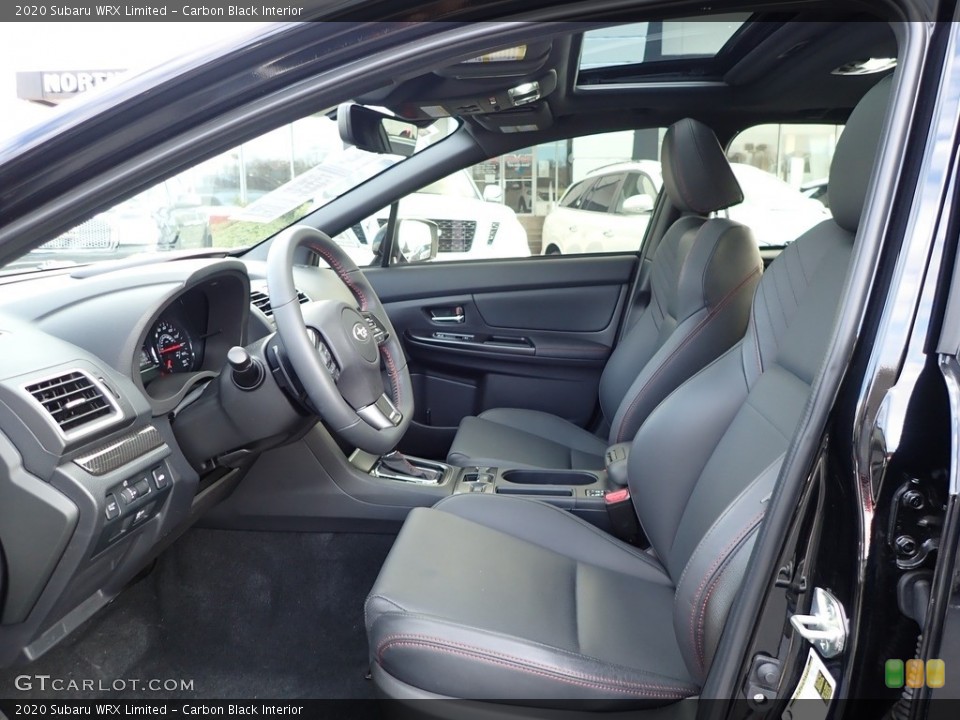 Carbon Black Interior Photo for the 2020 Subaru WRX Limited #140191266
