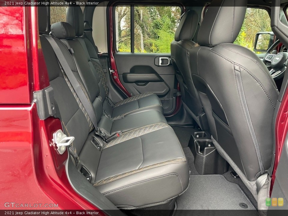 Black Interior Rear Seat for the 2021 Jeep Gladiator High Altitude 4x4 #140191947