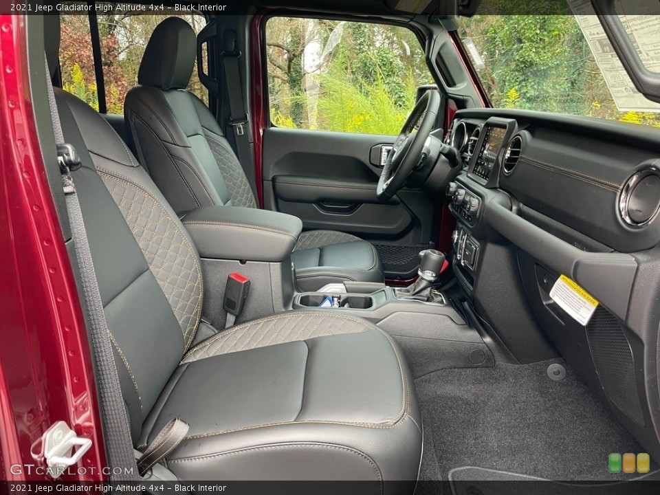 Black Interior Photo for the 2021 Jeep Gladiator High Altitude 4x4 #140191971