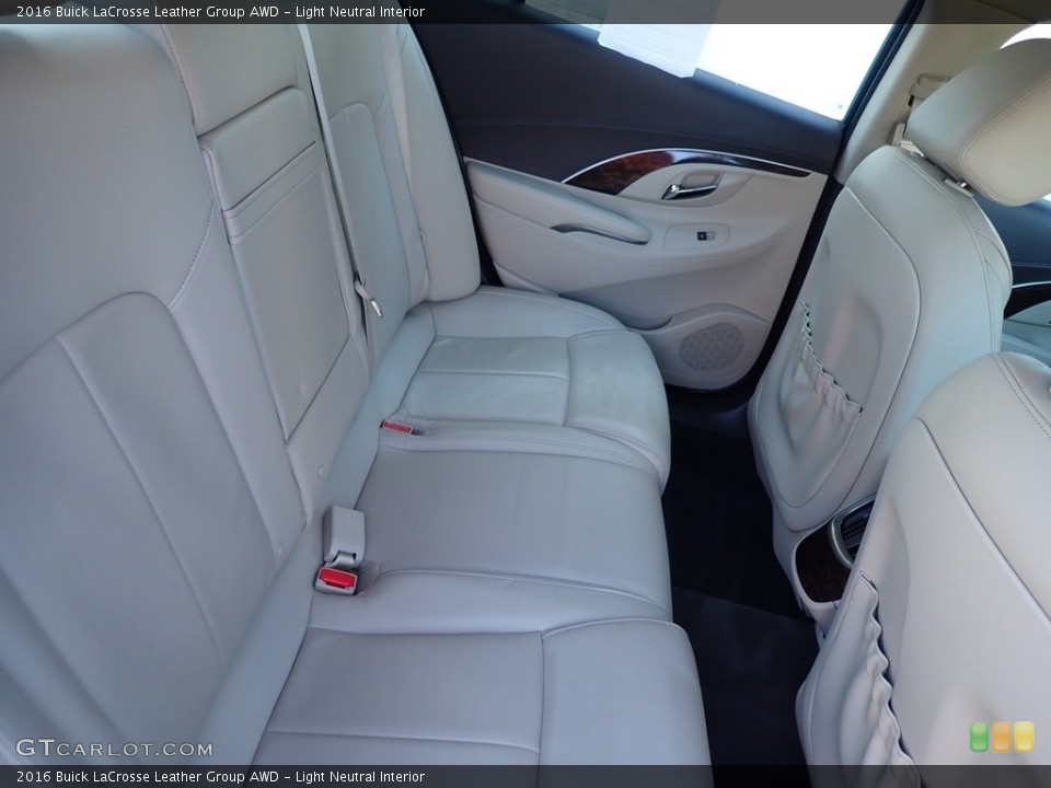 Light Neutral Interior Rear Seat for the 2016 Buick LaCrosse Leather Group AWD #140191977