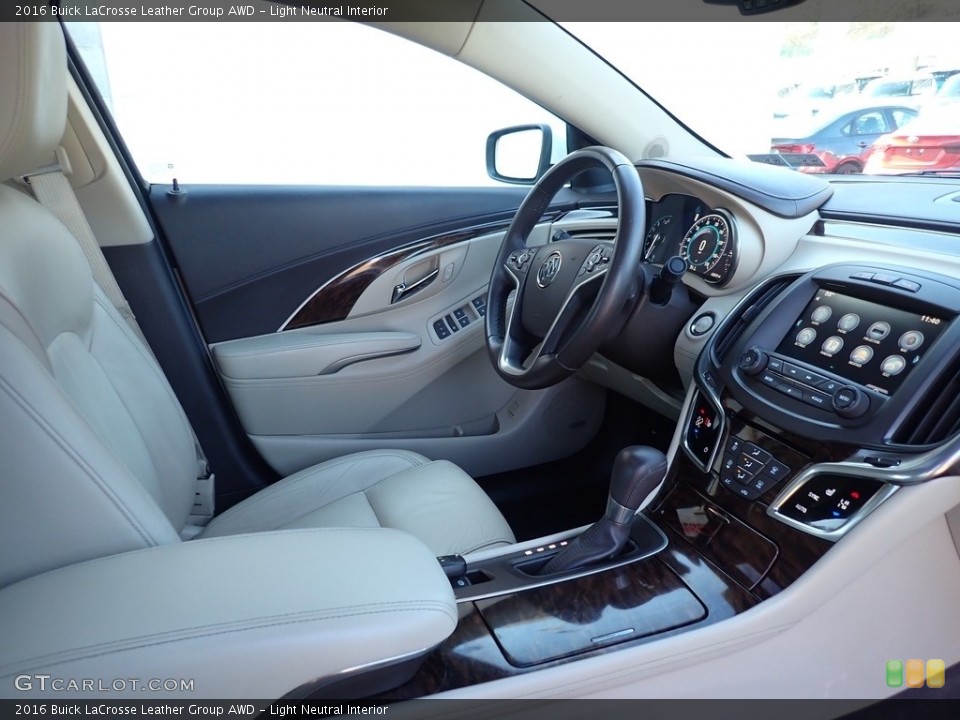 Light Neutral Interior Dashboard for the 2016 Buick LaCrosse Leather Group AWD #140192019