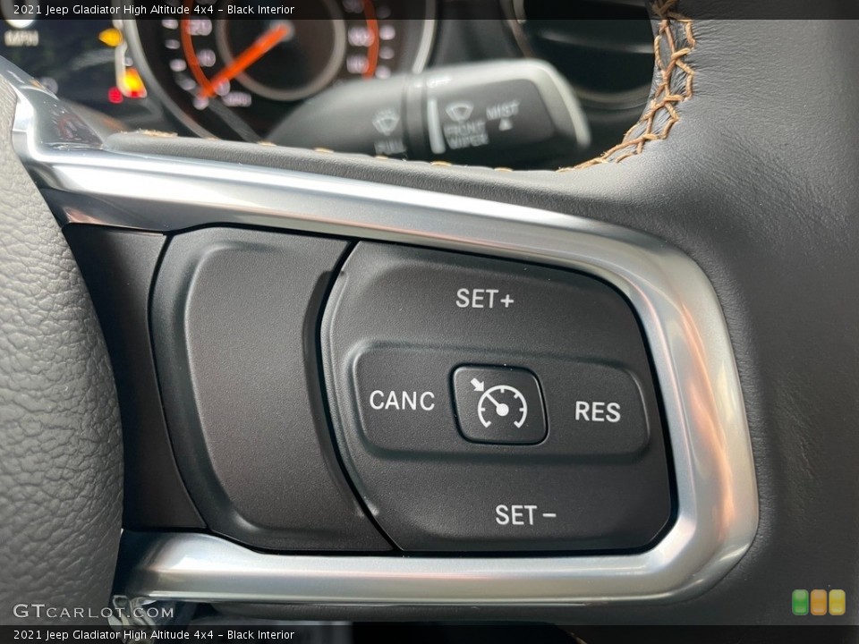 Black Interior Steering Wheel for the 2021 Jeep Gladiator High Altitude 4x4 #140192037