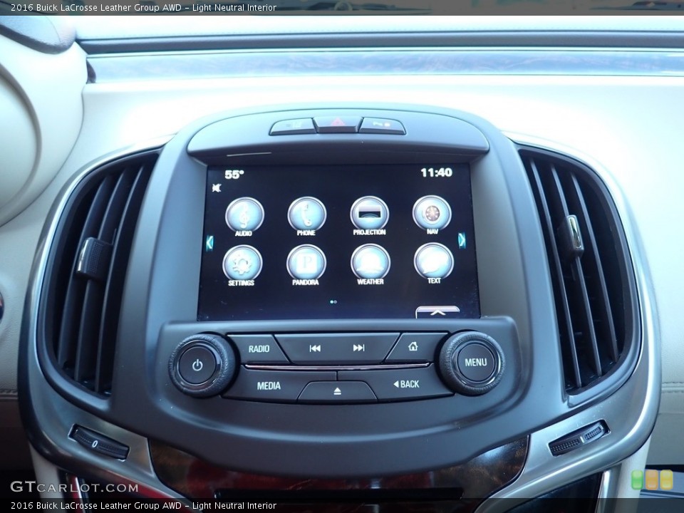 Light Neutral Interior Controls for the 2016 Buick LaCrosse Leather Group AWD #140192133