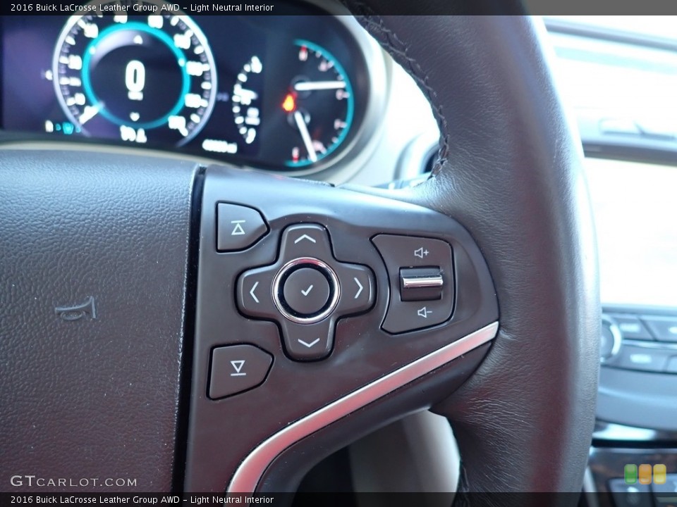 Light Neutral Interior Steering Wheel for the 2016 Buick LaCrosse Leather Group AWD #140192211