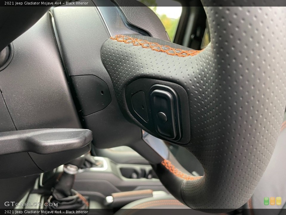 Black Interior Controls for the 2021 Jeep Gladiator Mojave 4x4 #140192607