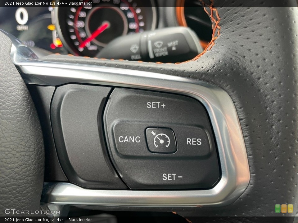 Black Interior Steering Wheel for the 2021 Jeep Gladiator Mojave 4x4 #140192766