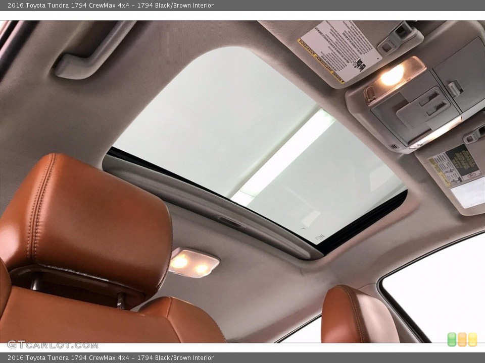 1794 Black/Brown Interior Sunroof for the 2016 Toyota Tundra 1794 CrewMax 4x4 #140193291