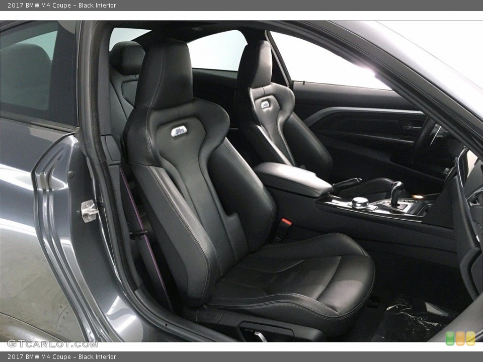 Black Interior Front Seat for the 2017 BMW M4 Coupe #140194029
