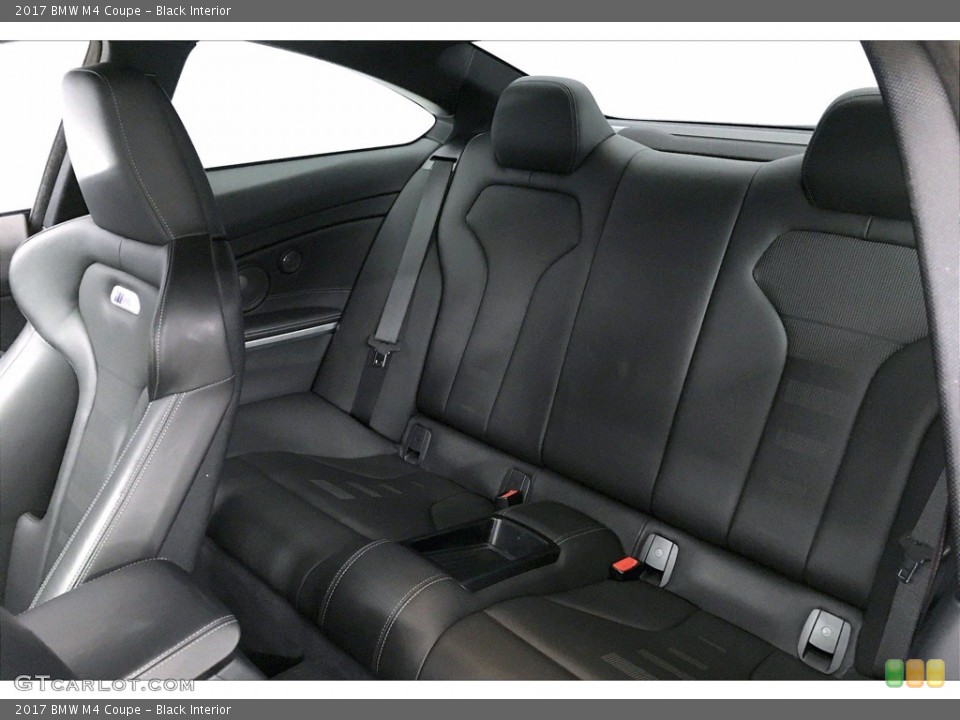 Black Interior Rear Seat for the 2017 BMW M4 Coupe #140194539