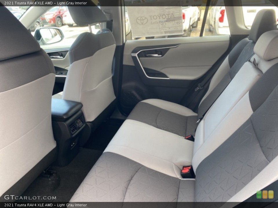 Light Gray Interior Rear Seat for the 2021 Toyota RAV4 XLE AWD #140199434