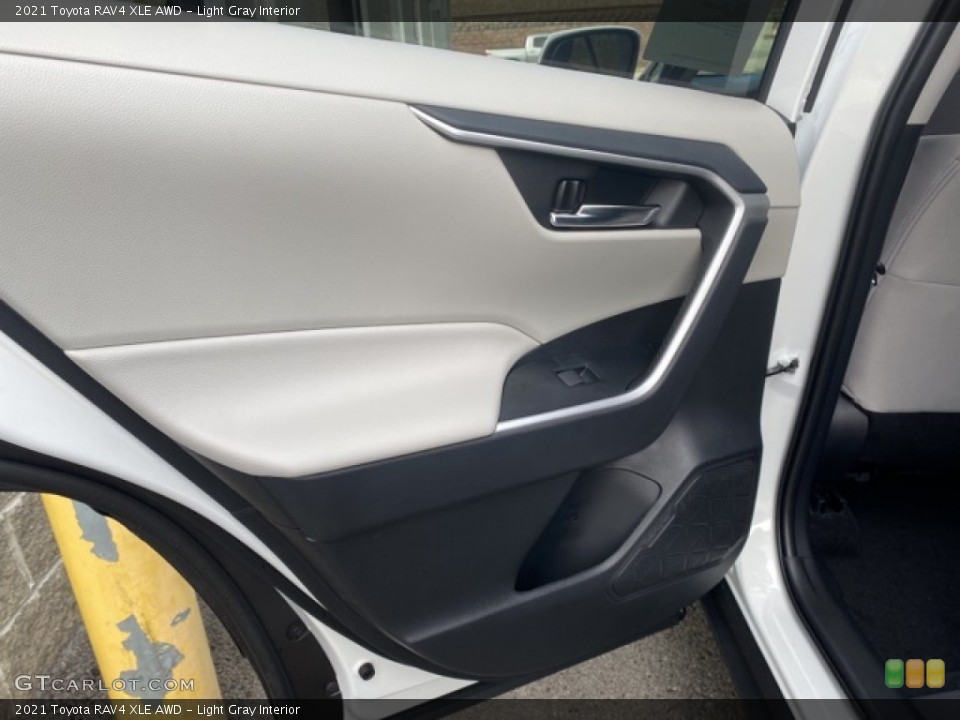 Light Gray Interior Door Panel for the 2021 Toyota RAV4 XLE AWD #140199453