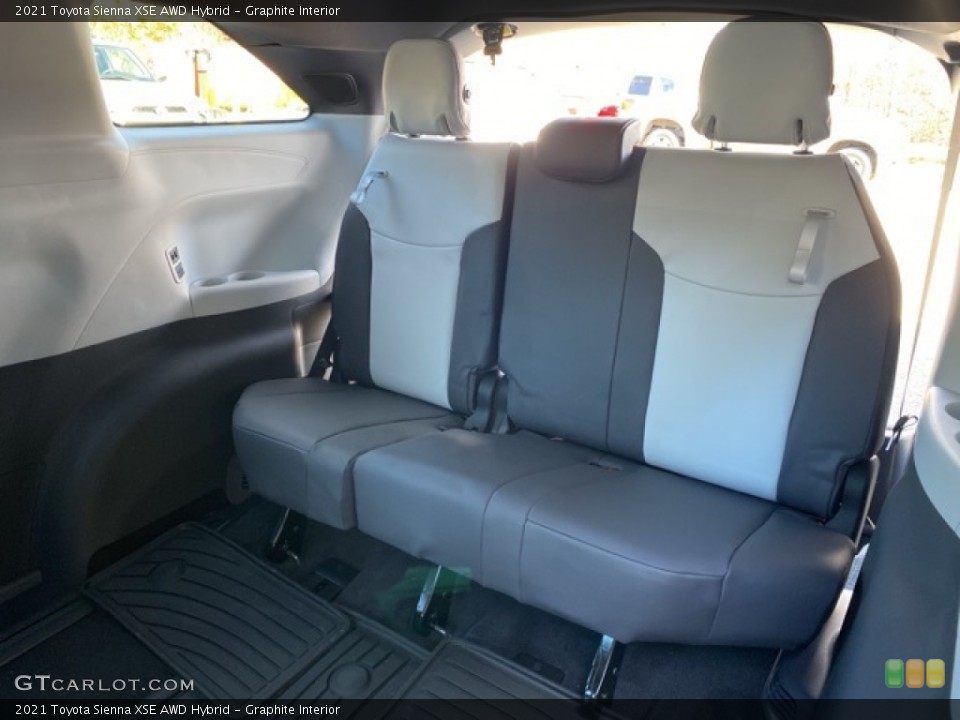Graphite Interior Rear Seat for the 2021 Toyota Sienna XSE AWD Hybrid #140199798