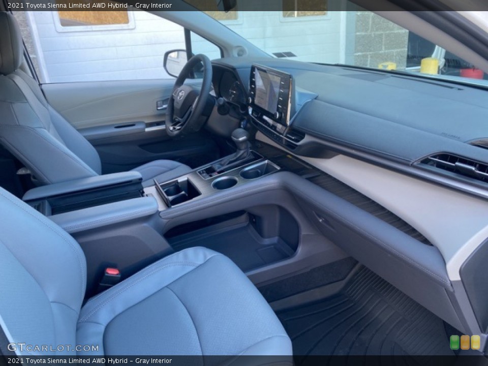 Gray Interior Dashboard for the 2021 Toyota Sienna Limited AWD Hybrid #140200017