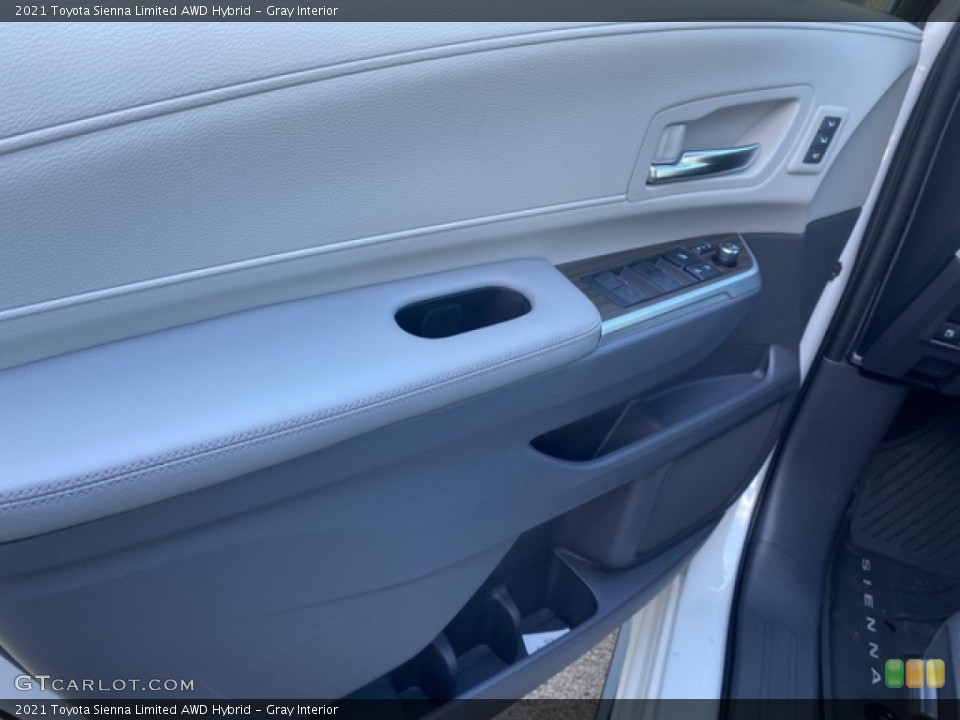 Gray Interior Door Panel for the 2021 Toyota Sienna Limited AWD Hybrid #140200116