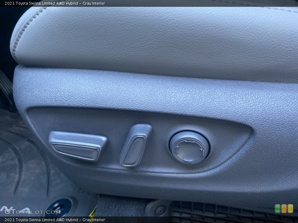 Gray Interior Front Seat for the 2021 Toyota Sienna Limited AWD Hybrid #140200125