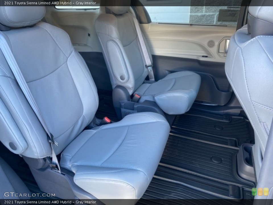 Gray Interior Rear Seat for the 2021 Toyota Sienna Limited AWD Hybrid #140200155