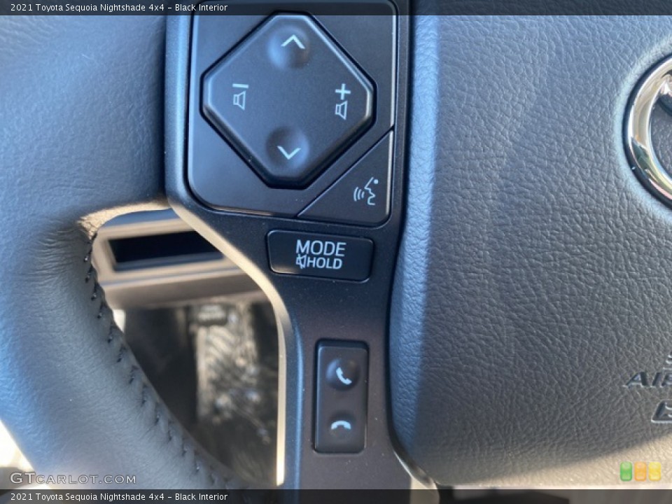 Black Interior Steering Wheel for the 2021 Toyota Sequoia Nightshade 4x4 #140202180