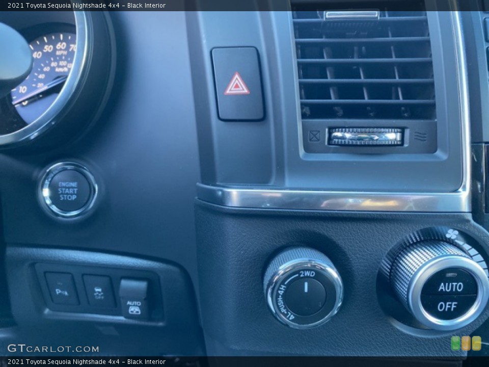 Black Interior Controls for the 2021 Toyota Sequoia Nightshade 4x4 #140202495