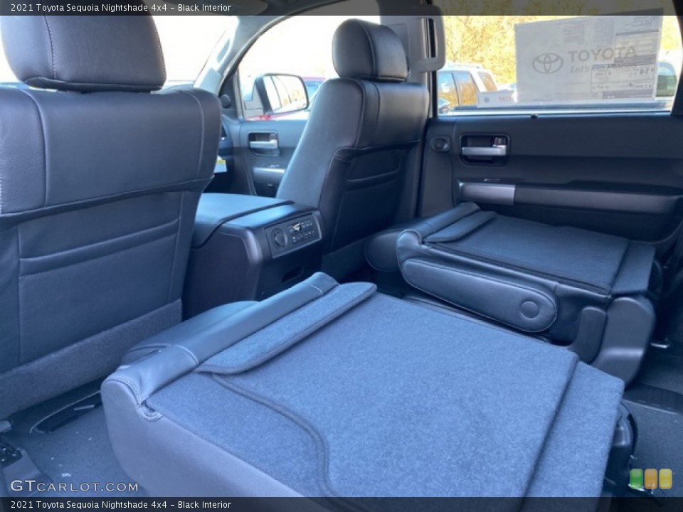 Black Interior Rear Seat for the 2021 Toyota Sequoia Nightshade 4x4 #140202669