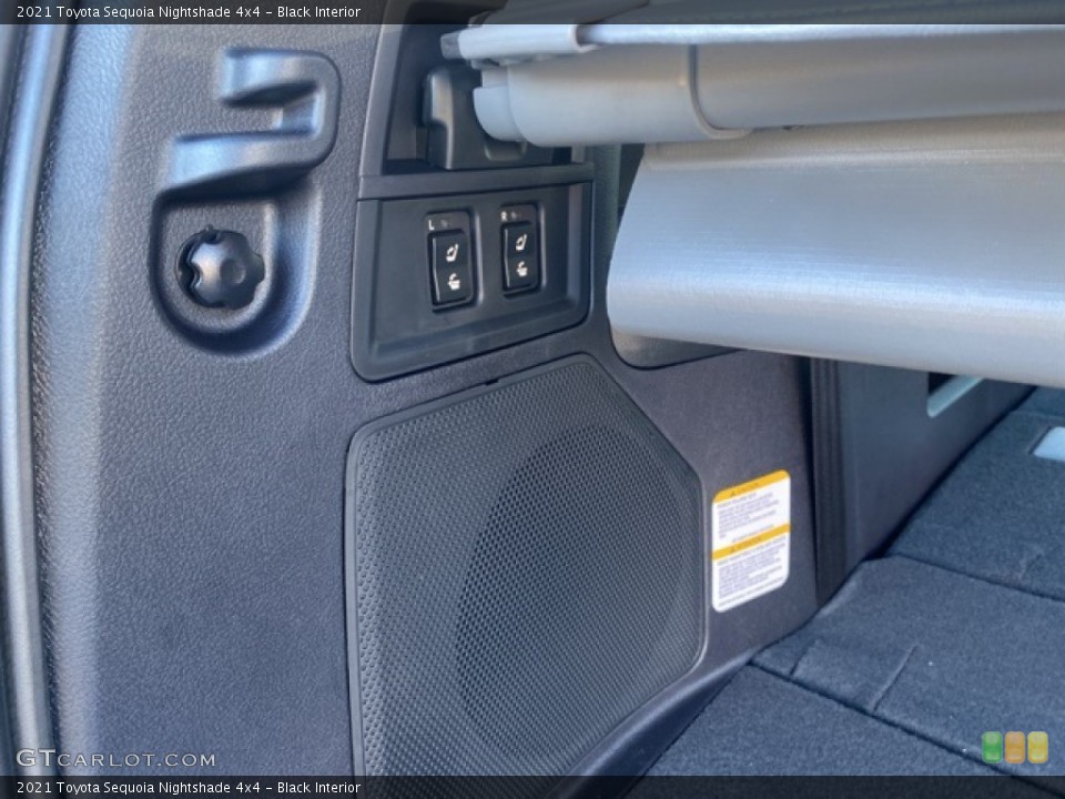 Black Interior Controls for the 2021 Toyota Sequoia Nightshade 4x4 #140202786