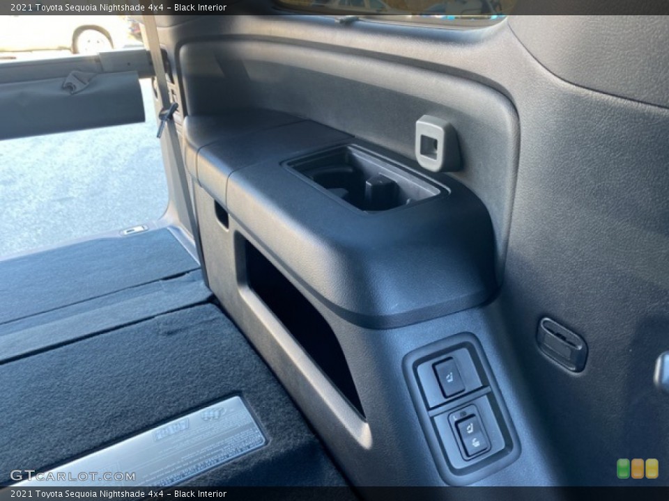 Black Interior Controls for the 2021 Toyota Sequoia Nightshade 4x4 #140202810