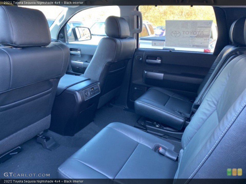 Black Interior Rear Seat for the 2021 Toyota Sequoia Nightshade 4x4 #140202852