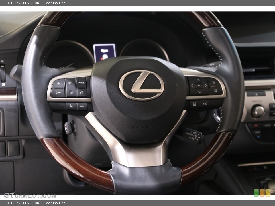 Black Interior Steering Wheel for the 2018 Lexus ES 300h #140203341