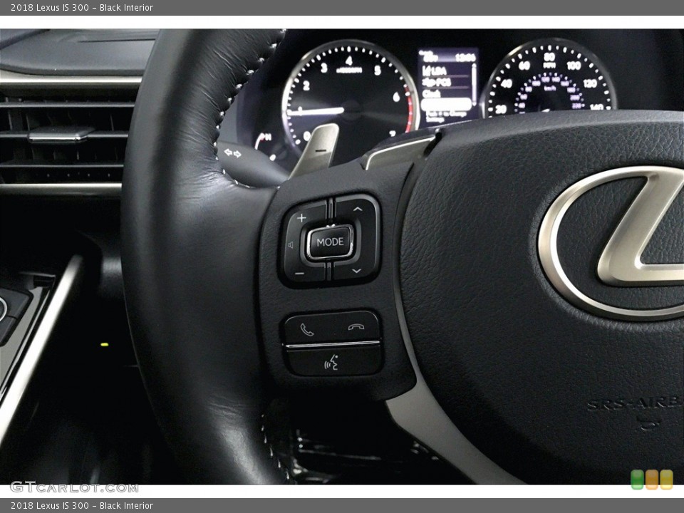 Black Interior Steering Wheel for the 2018 Lexus IS 300 #140203980