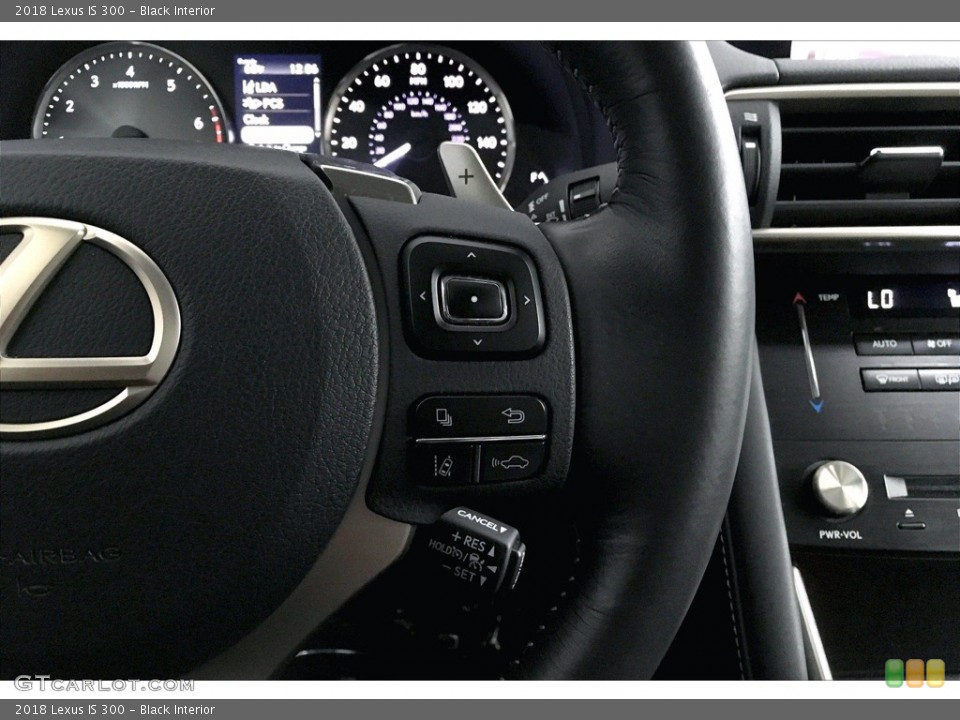 Black Interior Steering Wheel for the 2018 Lexus IS 300 #140204004