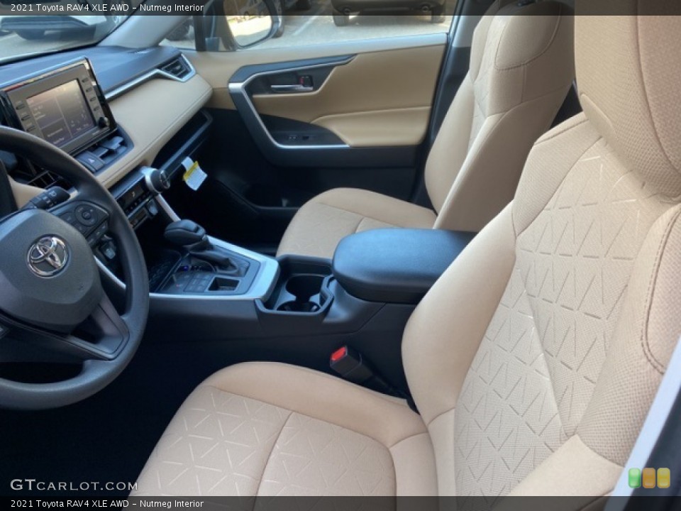 Nutmeg Interior Front Seat for the 2021 Toyota RAV4 XLE AWD #140204315