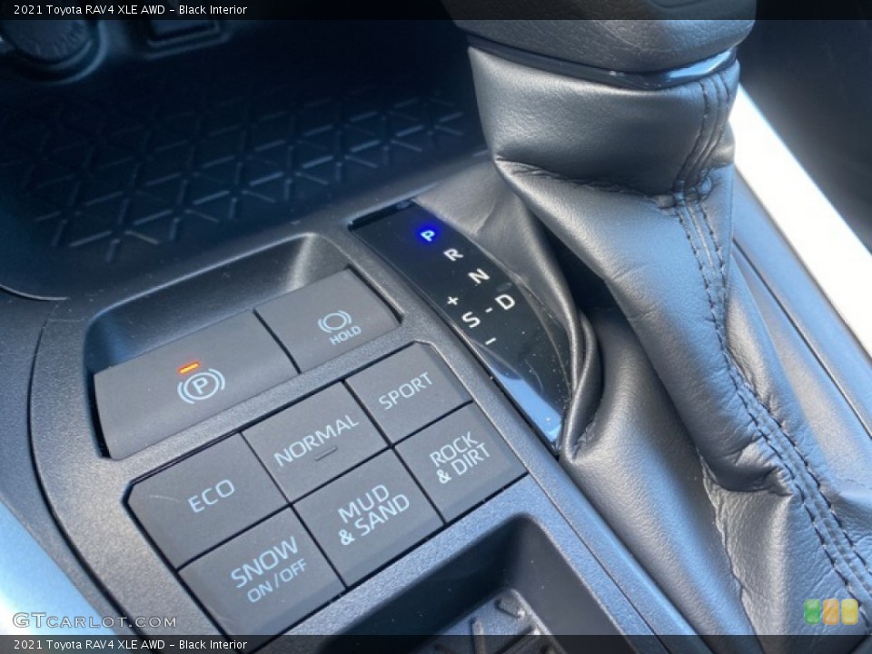 Black Interior Transmission for the 2021 Toyota RAV4 XLE AWD #140206725