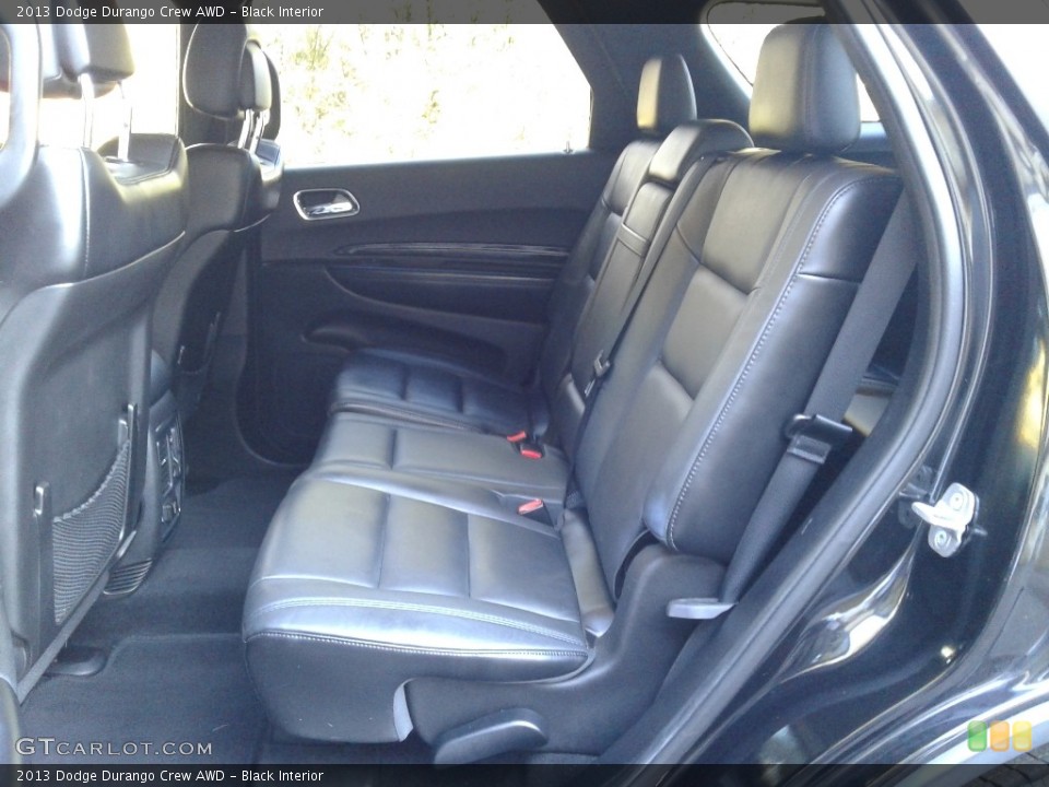 Black Interior Rear Seat for the 2013 Dodge Durango Crew AWD #140206815