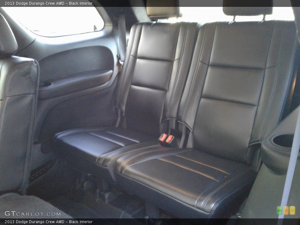 Black Interior Rear Seat for the 2013 Dodge Durango Crew AWD #140206842