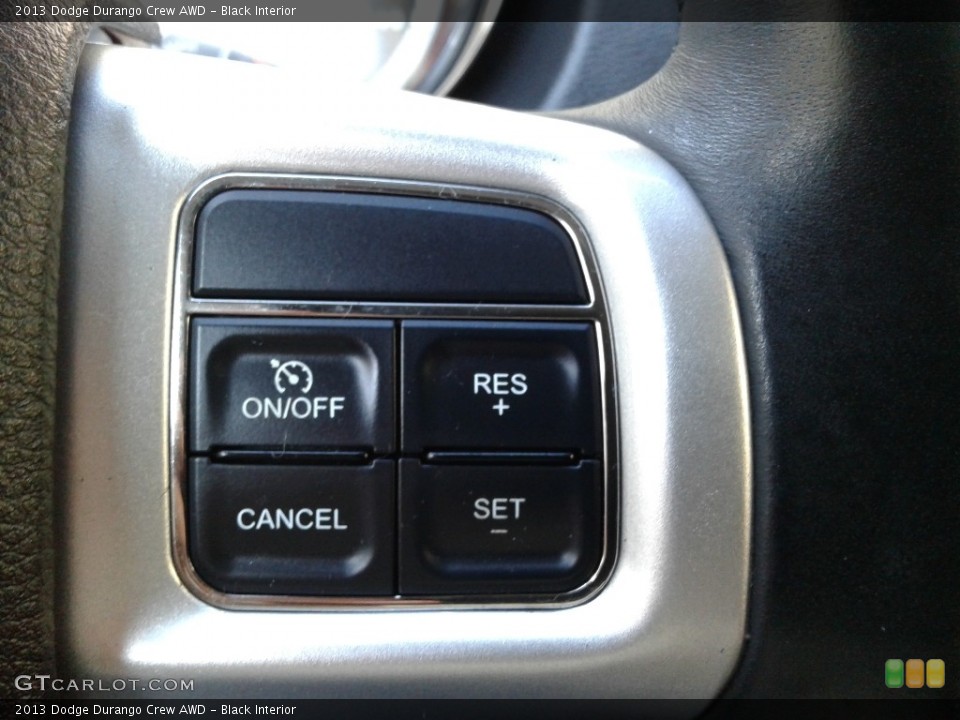 Black Interior Steering Wheel for the 2013 Dodge Durango Crew AWD #140207025
