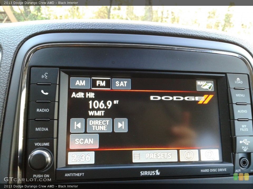Black Interior Controls for the 2013 Dodge Durango Crew AWD #140207064