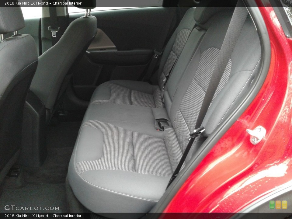 Charcoal Interior Rear Seat for the 2018 Kia Niro LX Hybrid #140207574