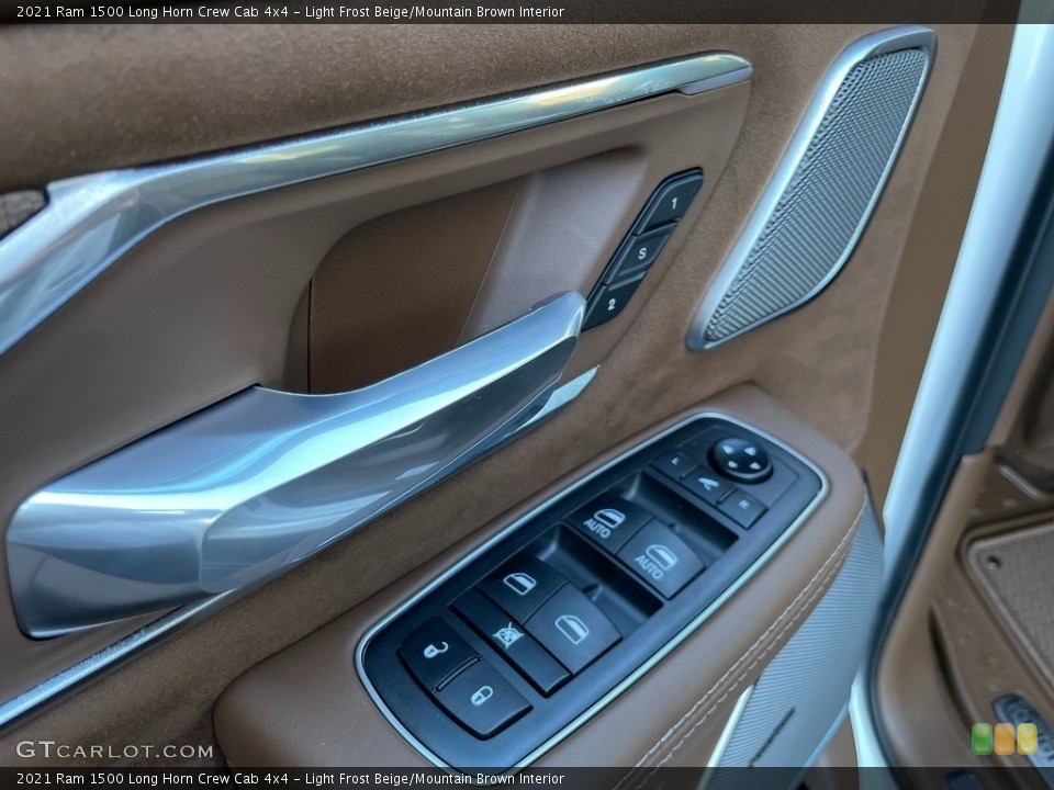 Light Frost Beige/Mountain Brown Interior Door Panel for the 2021 Ram 1500 Long Horn Crew Cab 4x4 #140208228