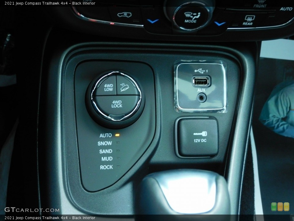 Black Interior Transmission for the 2021 Jeep Compass Trailhawk 4x4 #140208636