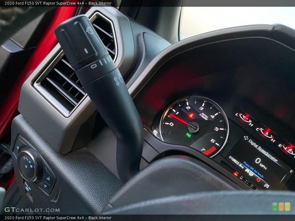 Black Interior Controls for the 2020 Ford F150 SVT Raptor SuperCrew 4x4 #140208975