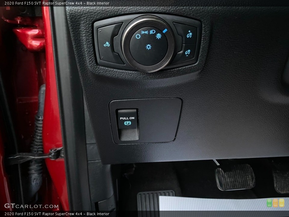 Black Interior Controls for the 2020 Ford F150 SVT Raptor SuperCrew 4x4 #140208996