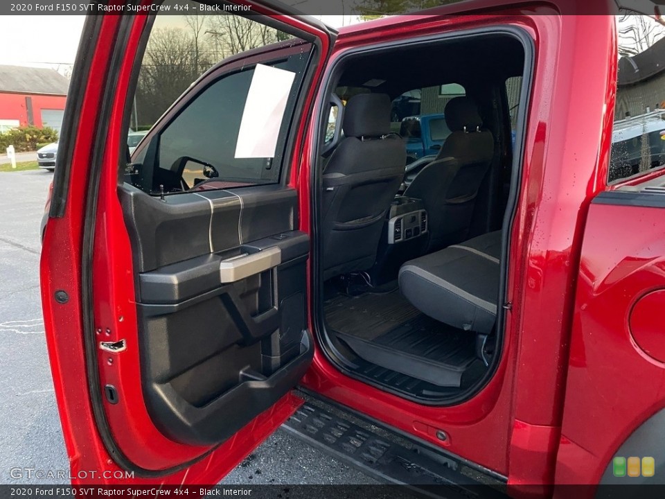 Black Interior Rear Seat for the 2020 Ford F150 SVT Raptor SuperCrew 4x4 #140209182