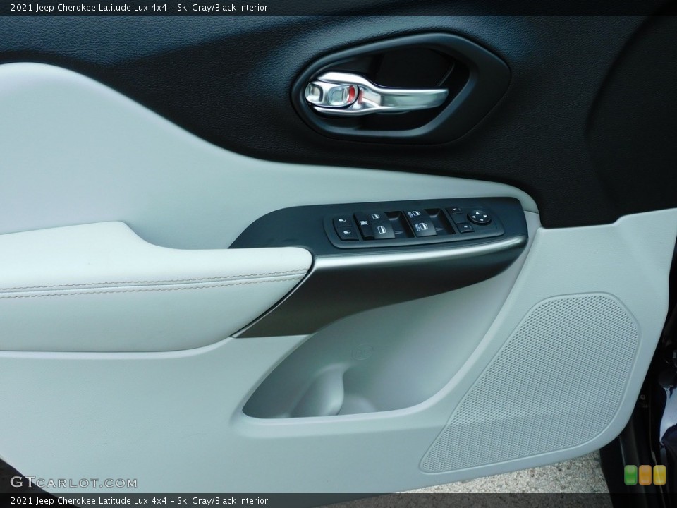 Ski Gray/Black Interior Door Panel for the 2021 Jeep Cherokee Latitude Lux 4x4 #140209650
