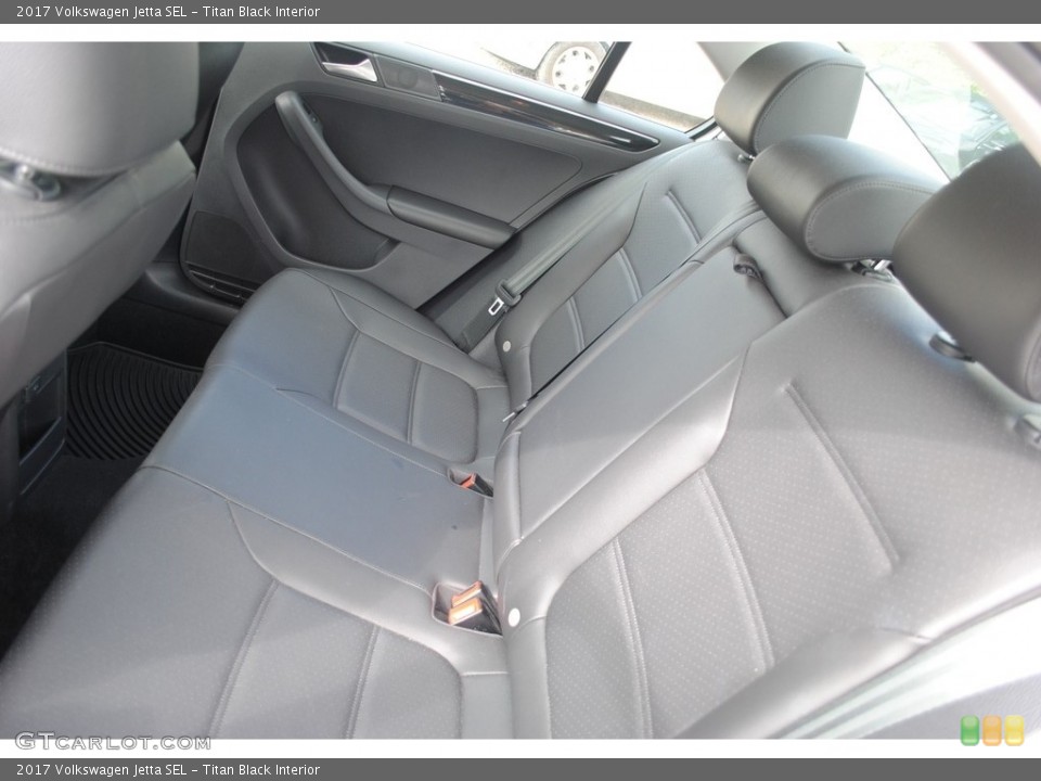 Titan Black Interior Rear Seat for the 2017 Volkswagen Jetta SEL #140211021