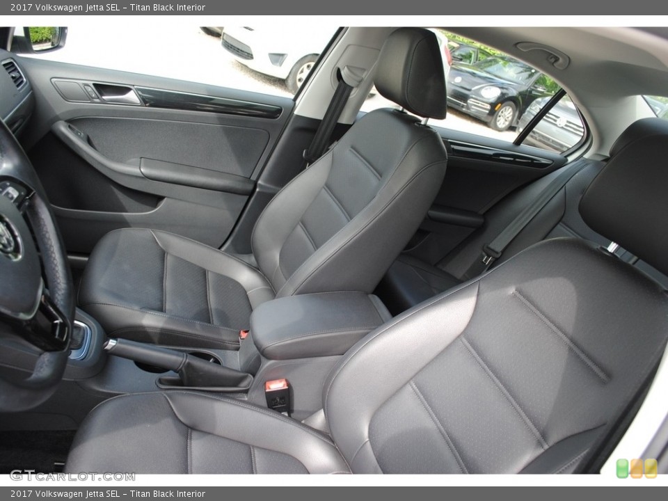 Titan Black Interior Front Seat for the 2017 Volkswagen Jetta SEL #140211033