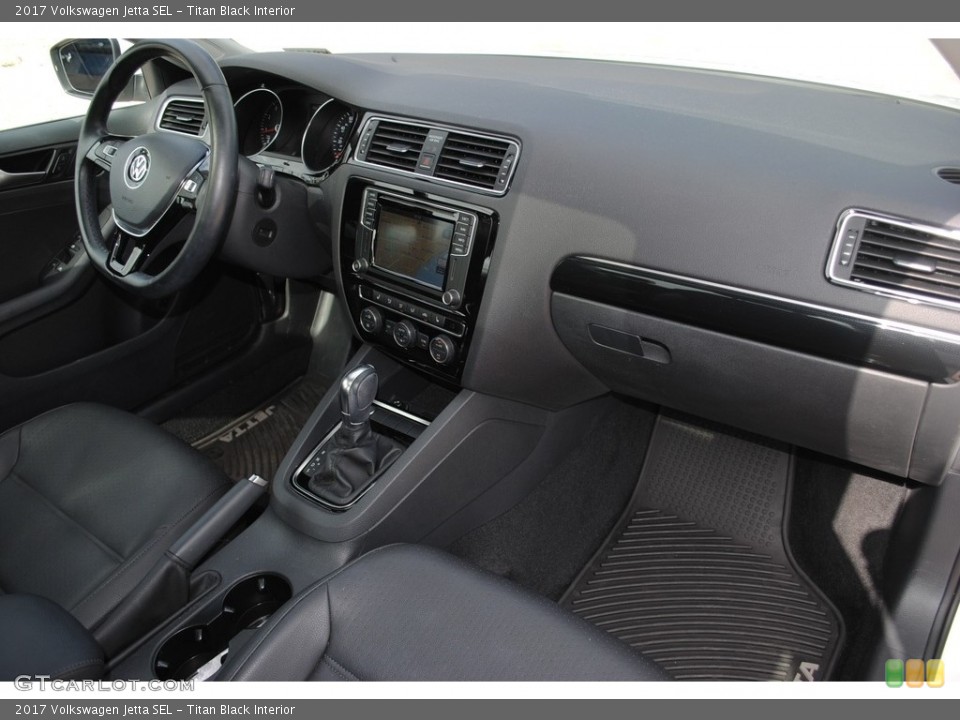 Titan Black Interior Dashboard for the 2017 Volkswagen Jetta SEL #140211120