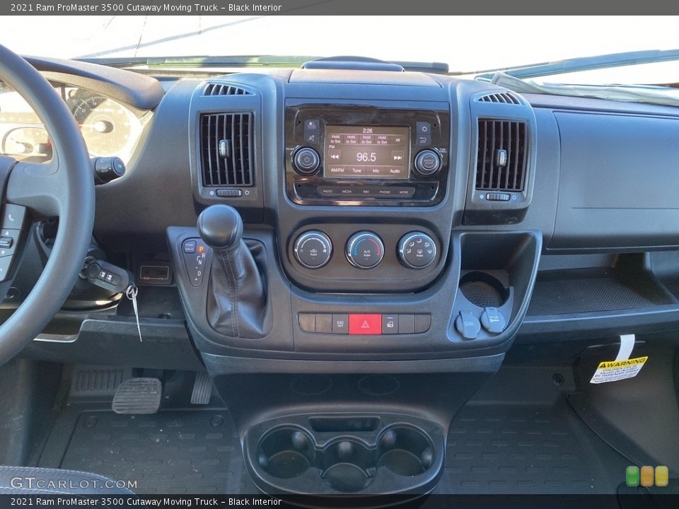 Black Interior Controls for the 2021 Ram ProMaster 3500 Cutaway Moving Truck #140212335