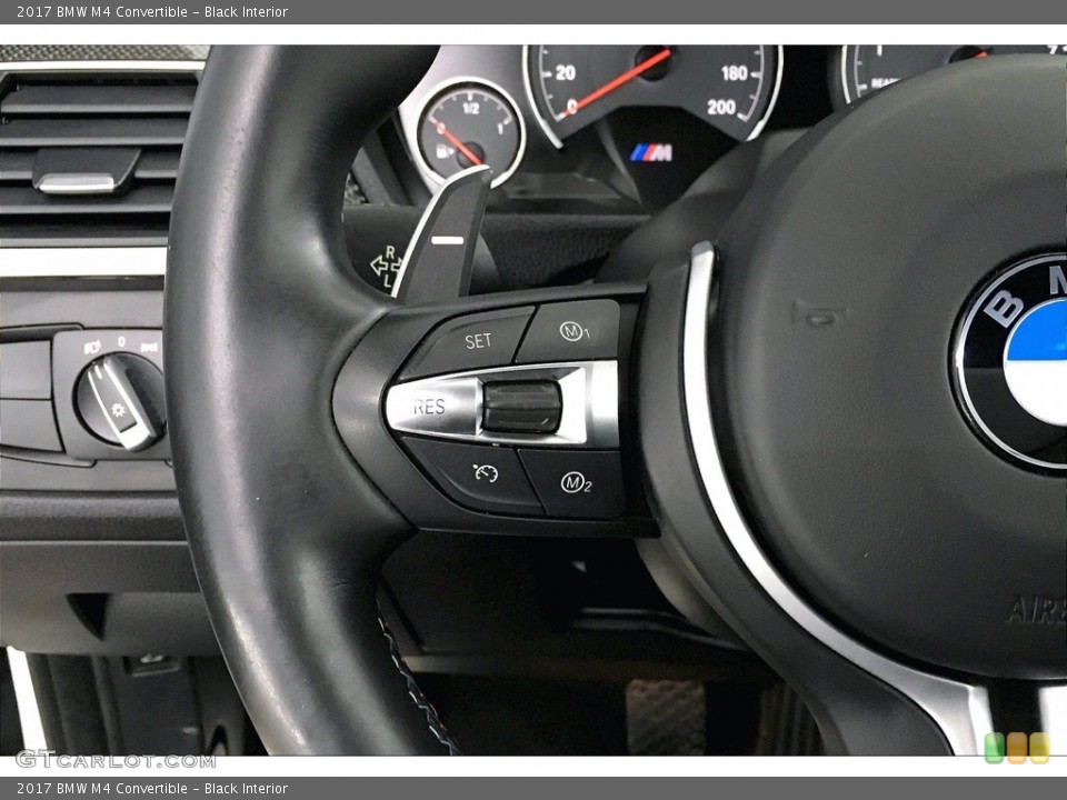 Black Interior Steering Wheel for the 2017 BMW M4 Convertible #140212482