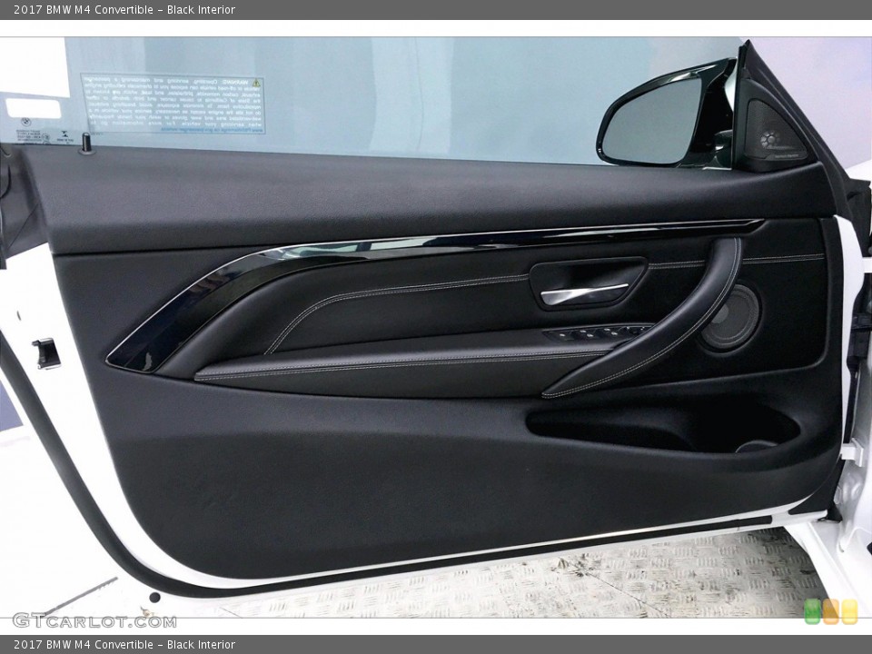 Black Interior Door Panel for the 2017 BMW M4 Convertible #140212627