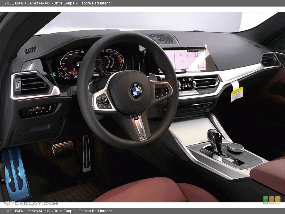 Tacora Red Interior Front Seat for the 2021 BMW 4 Series M440i xDrive Coupe #140214111